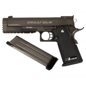 Страйкбольный пистолет WE Colt M1911 Hi-Capa 5.2, стеклобит (WE-H011)